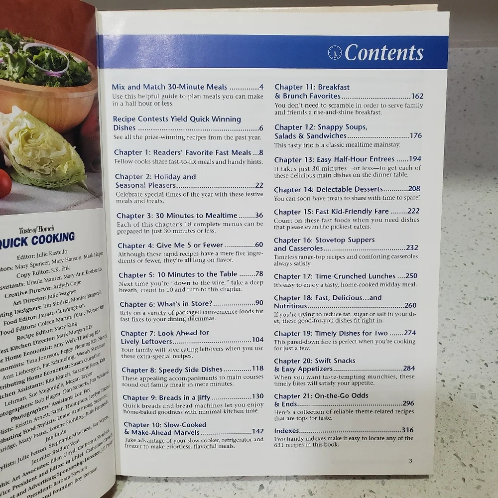 ❤️ Quick Cooking Annual Recipes Cookbook 2003